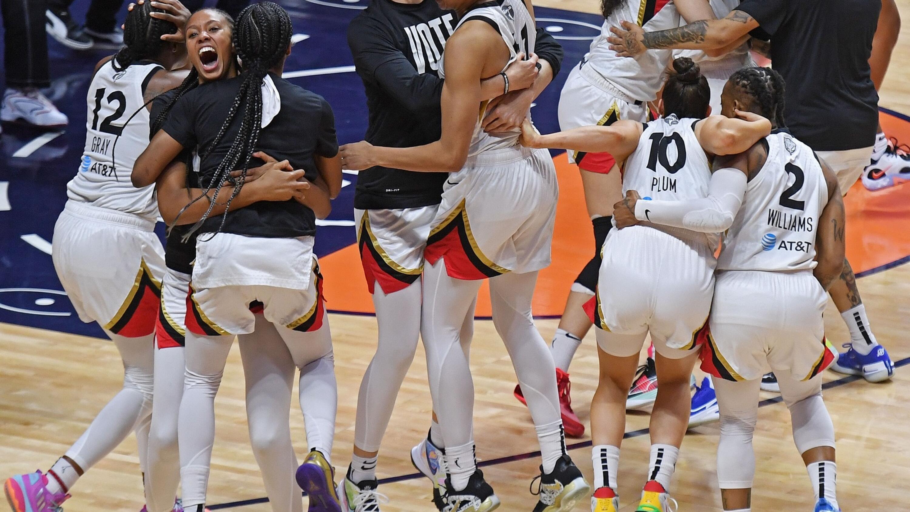 Las Vegas Aces win their first WNBA title, beating Connecticut Sun