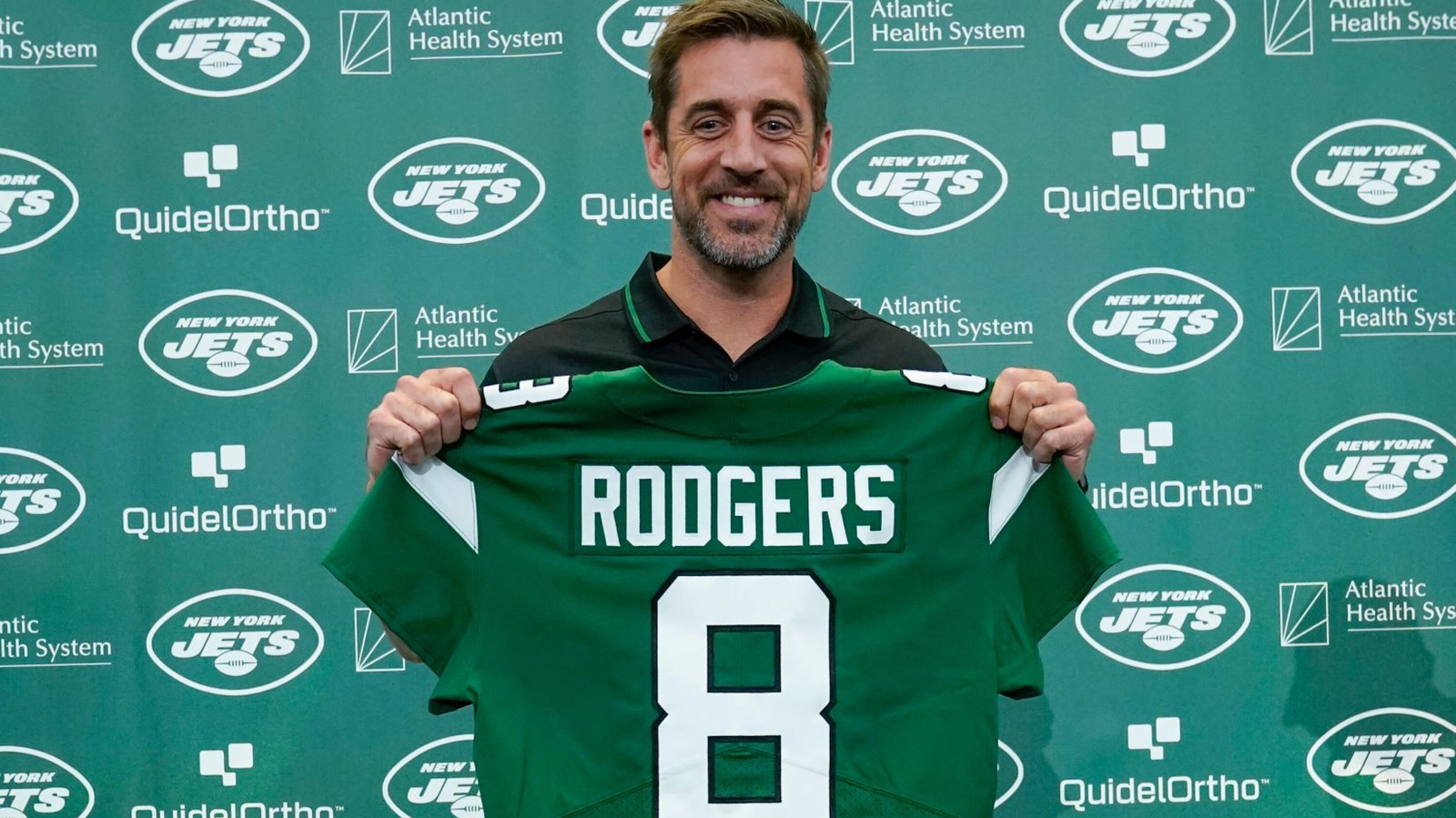 Aaron Rodgers discusses changing his NFL uniform number as he joins Jets:  '12 for the Jets is Joe Namath