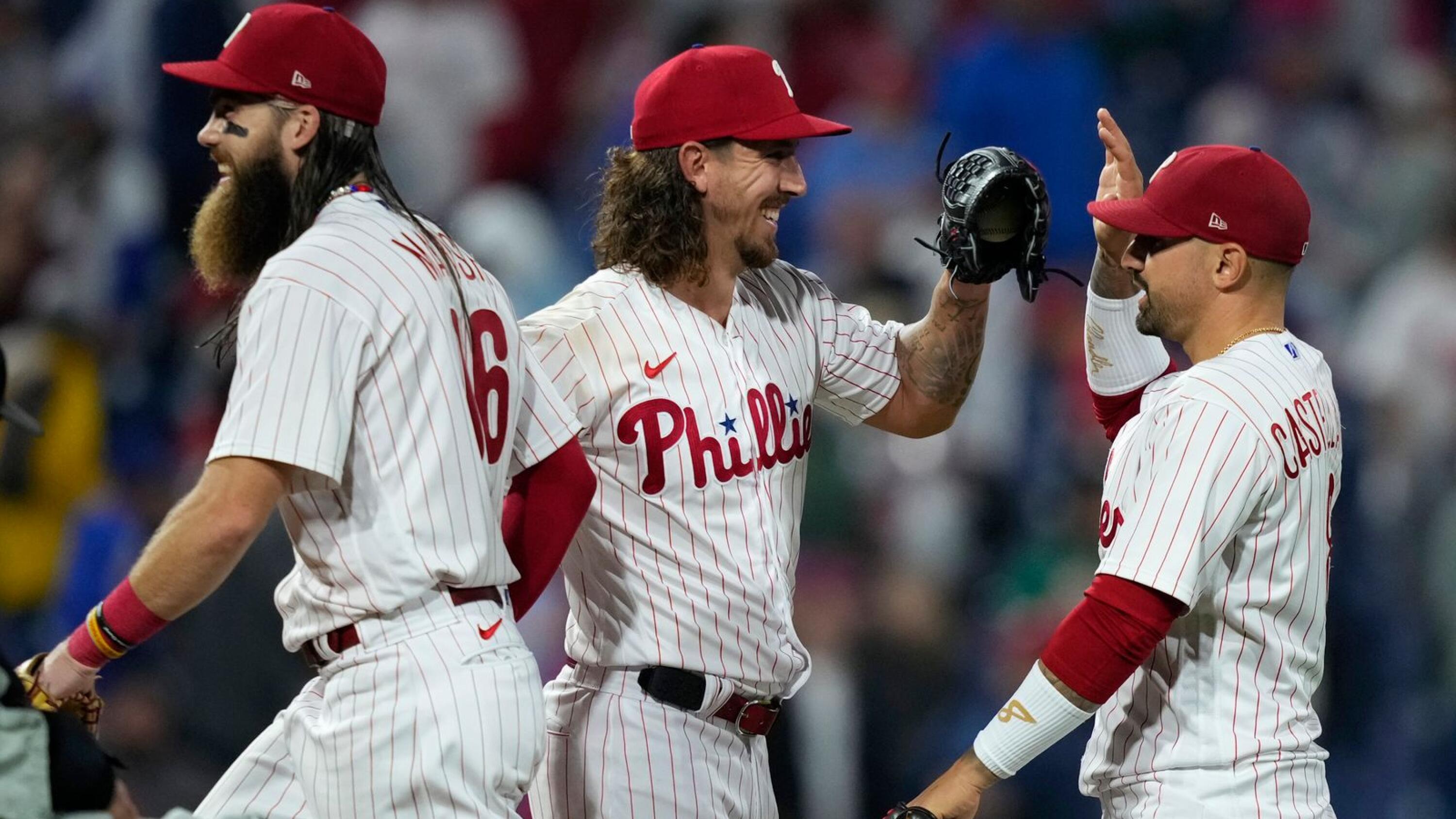 Phillies hit 14 homers in four-game sweep of Nationals
