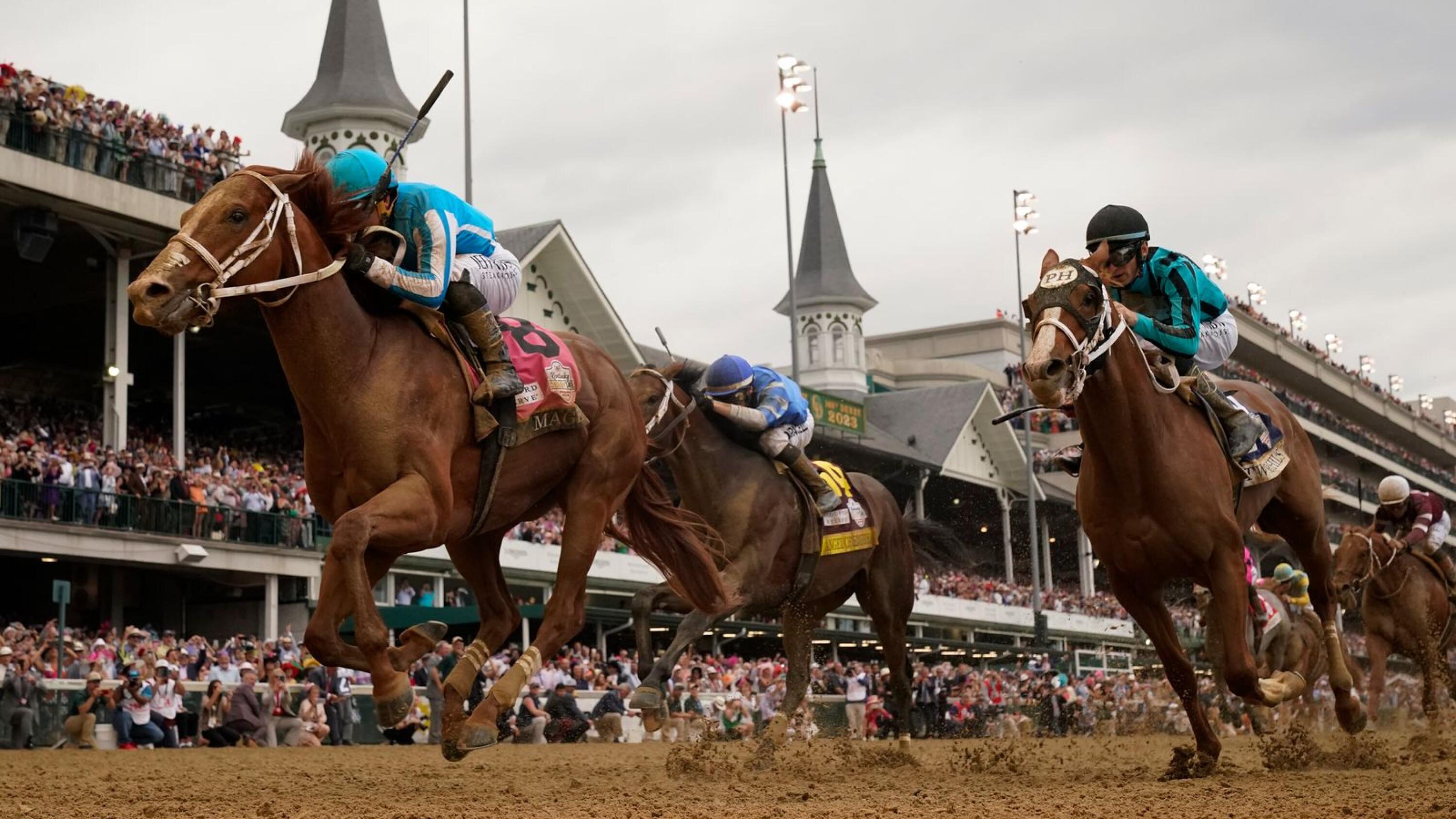 Mage wins starcrossed Kentucky Derby amid 7th death