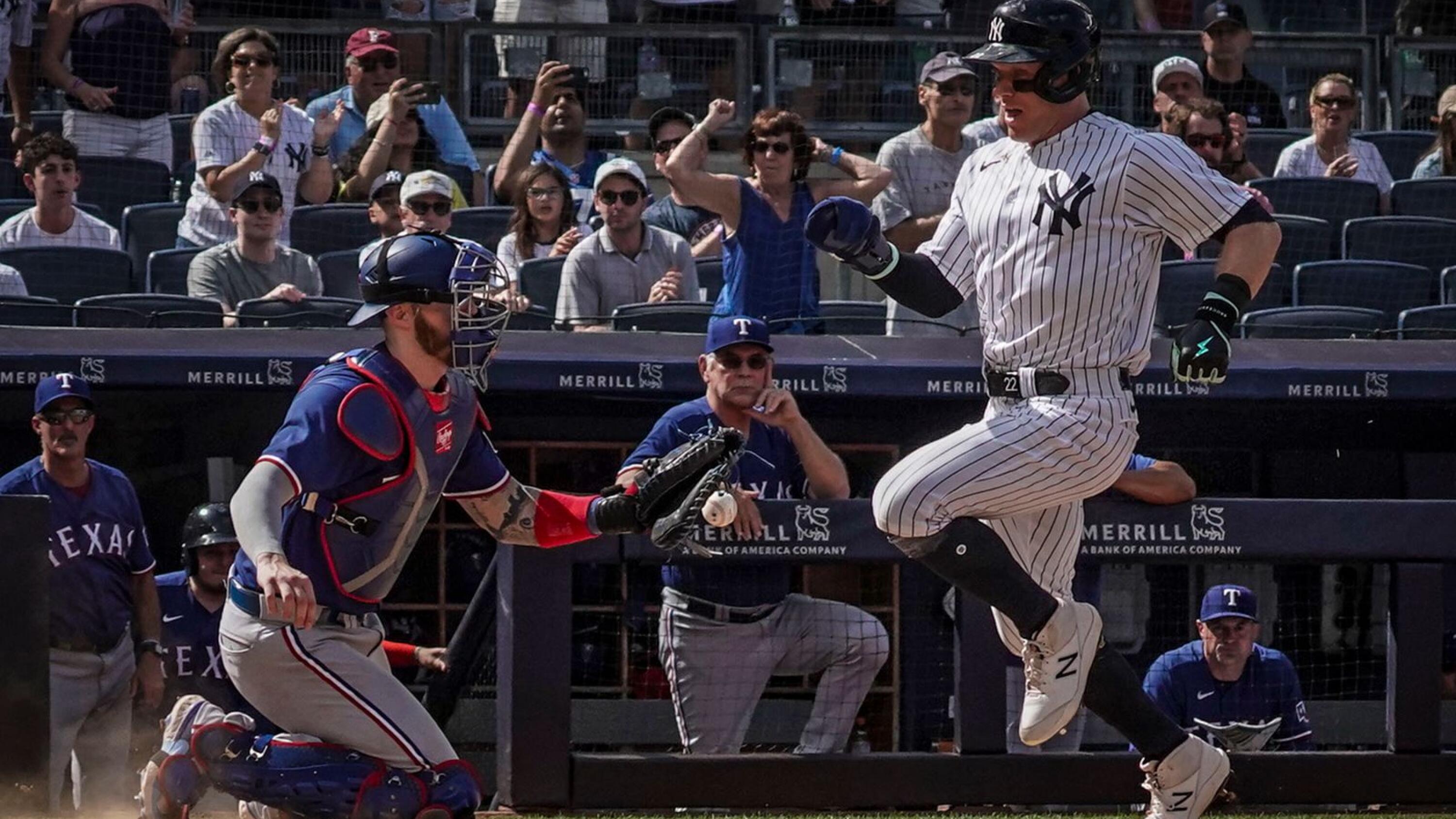 Bader's 2-run double in the eighth sends helps rally Yankees past