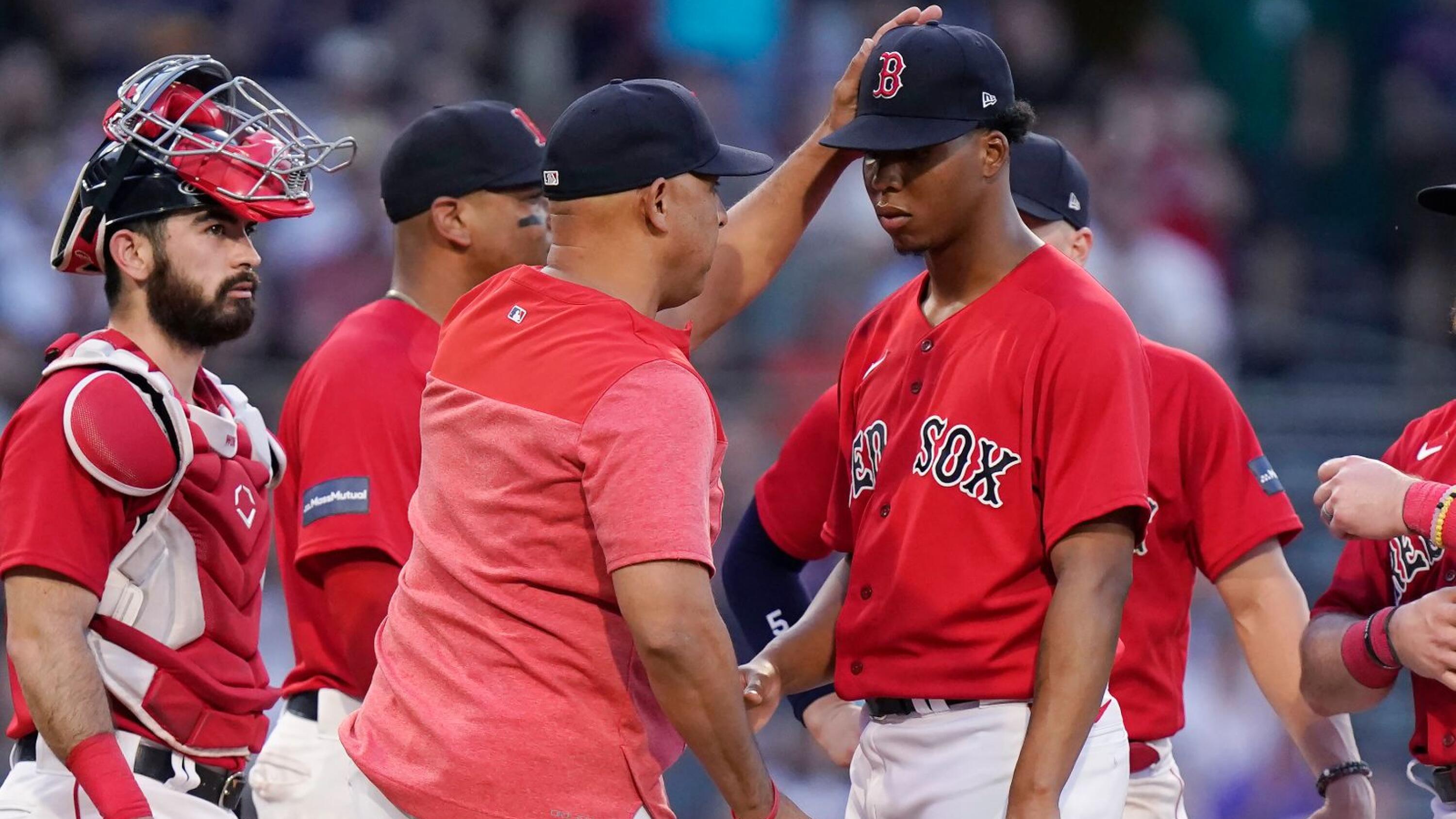 Bello gets first major league win as Red Sox beat Rangers