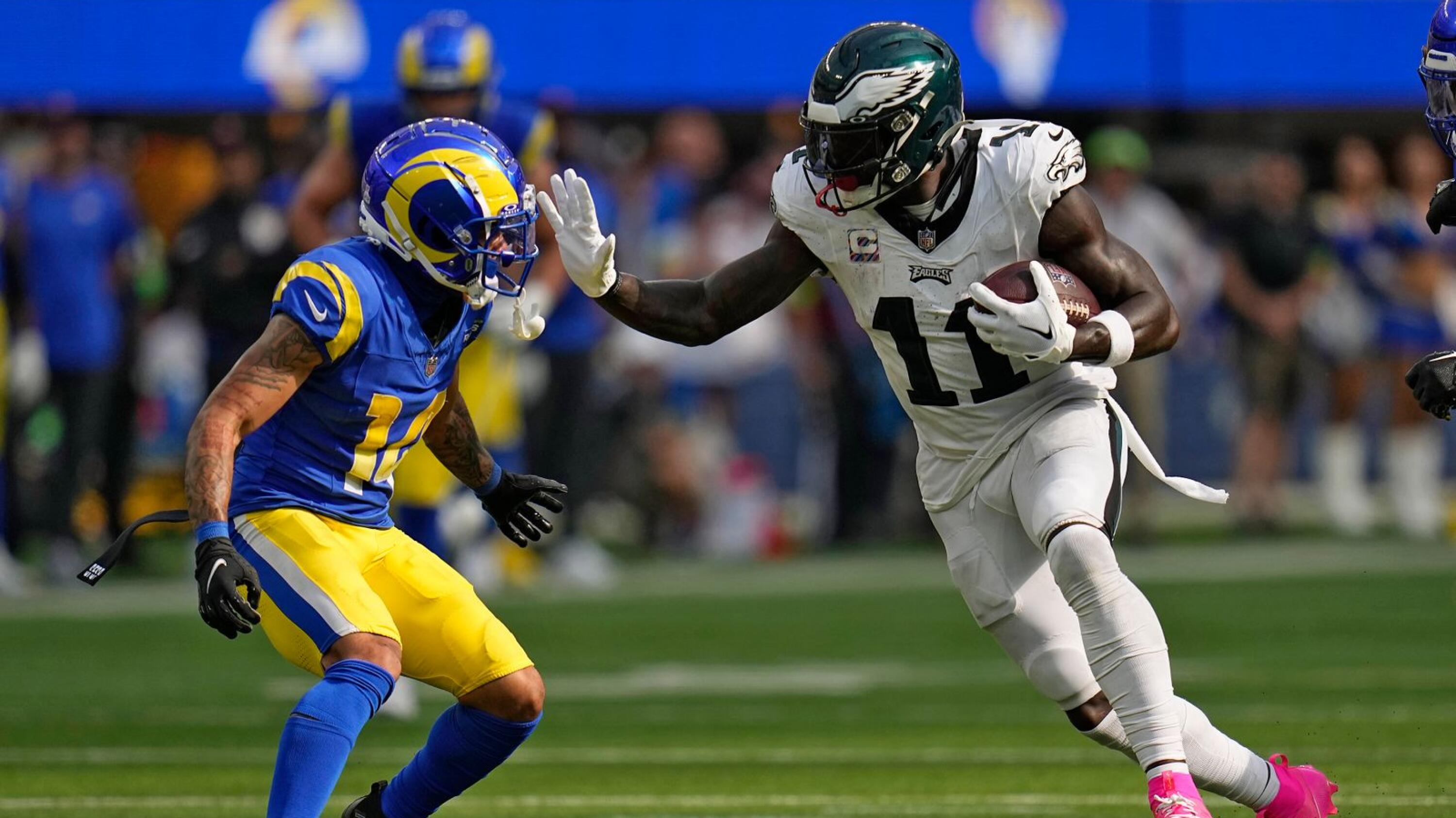 Here's which uniforms the Rams and Eagles are wearing in Week 5