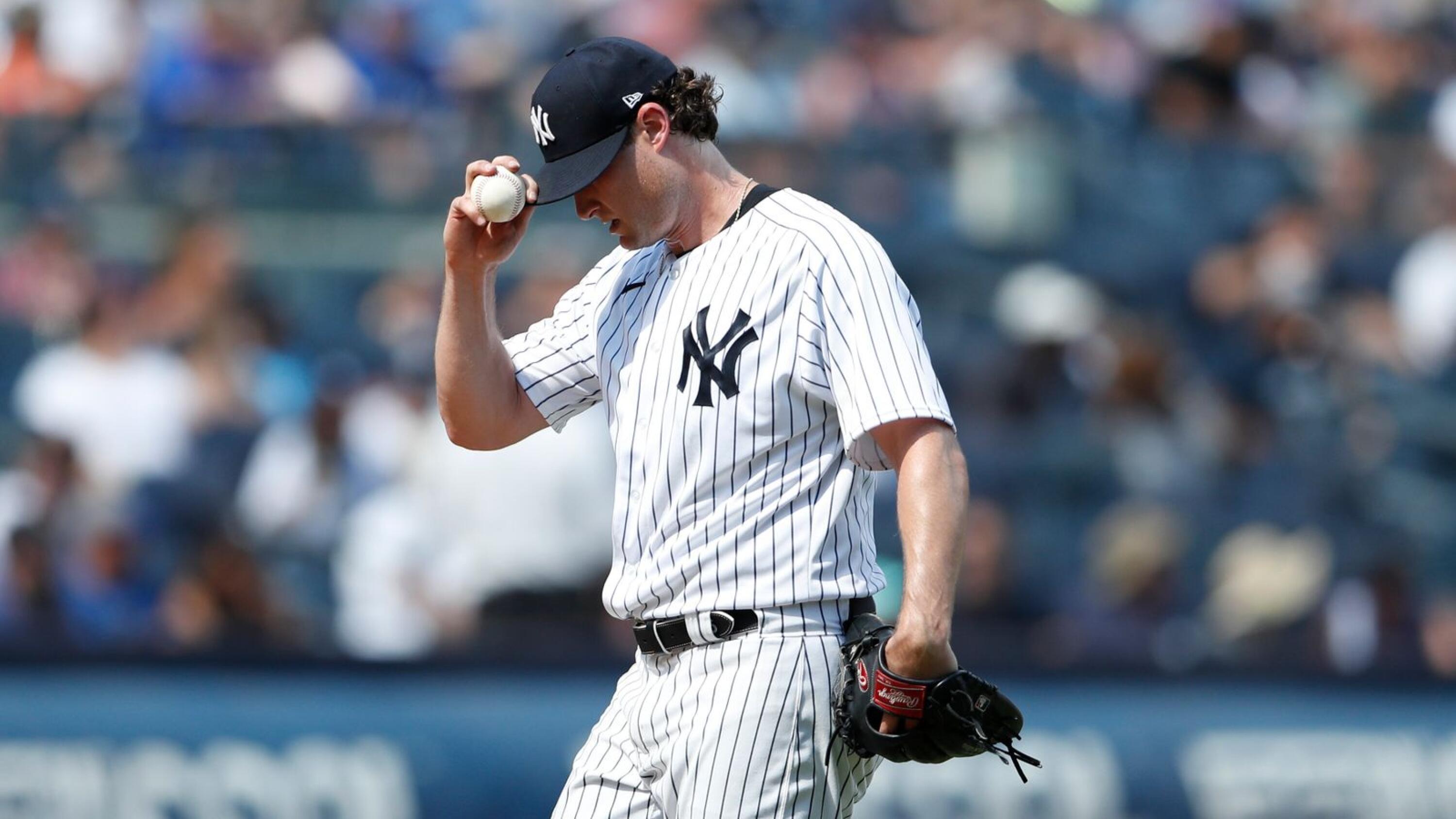 Sick as a dog, Yankees' Gerrit Cole gets IV, then F-bombs his way to  completing epic shutout 
