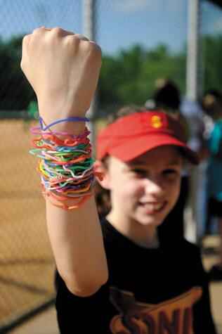 Local kids get a kick out of collecting, trading Silly Bandz