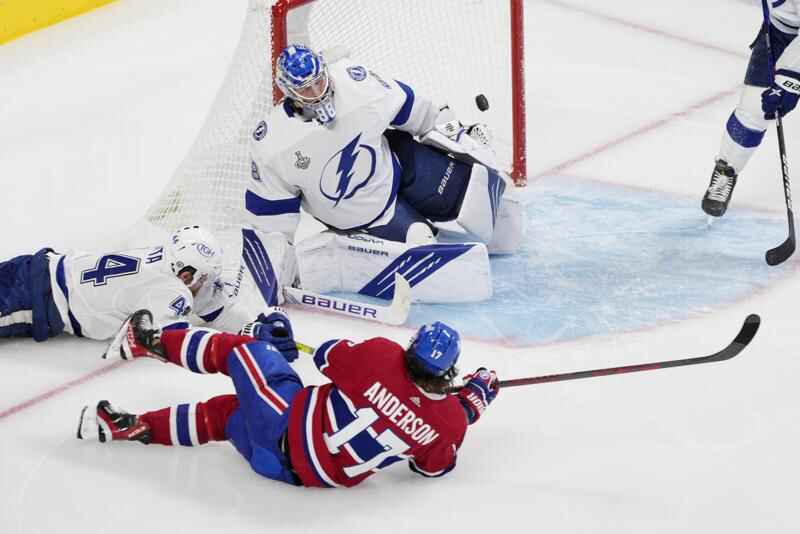 Canadiens avoid sweep with OT win over Lightning