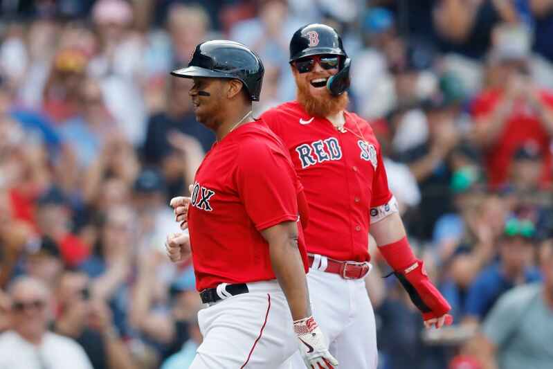 Boston's Houck hit on face by liner off bat of Yankees' Higashioka