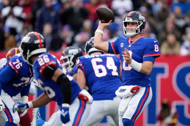 Commanders tie Giants at 20 after New York's game winning kick falls short