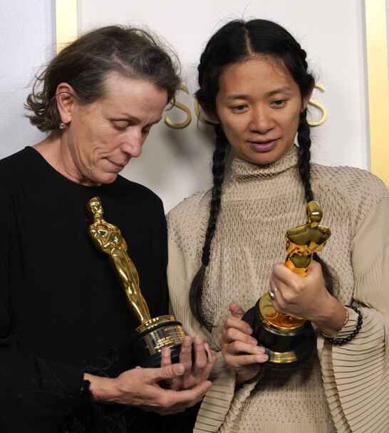Oscars 2021: Nomadland, Anthony Hopkins and Daniel Kaluuya share
