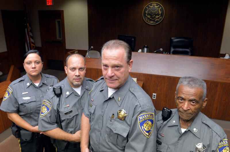 State's judicial marshals get new uniforms