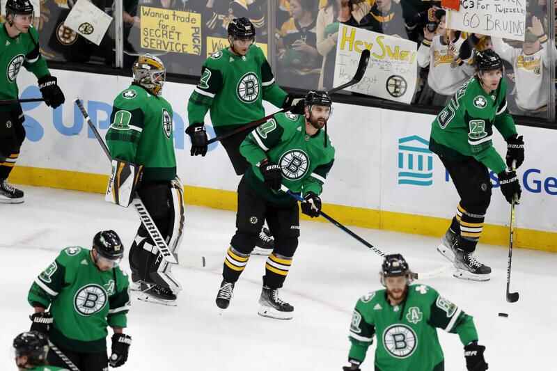 Boston Bruins - Game day! The Bruins are celebrating Irish
