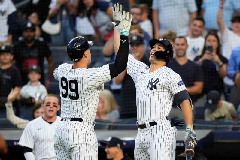 Judge's first 3-homer game helps Yankees end 9-game skid with 9-1 win over  Nationals - The San Diego Union-Tribune