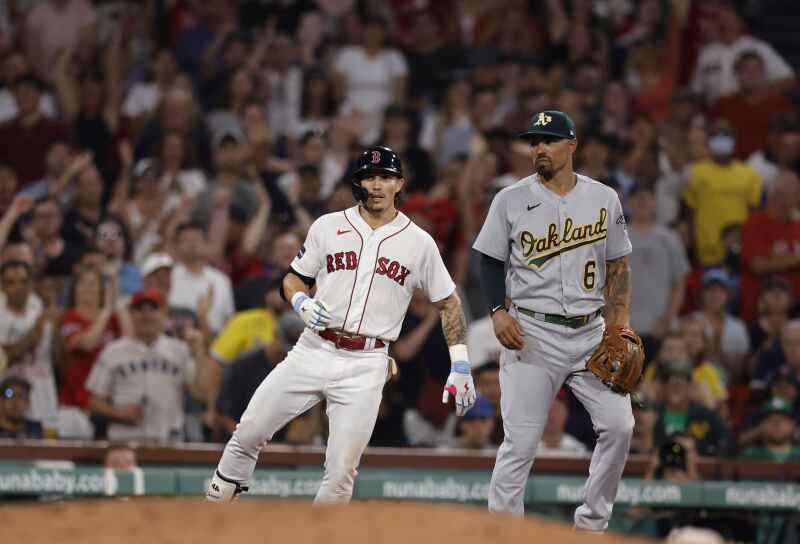 Yu Chang drives in 2 runs in 5-run 2nd inning as Red Sox beat A's 7-3