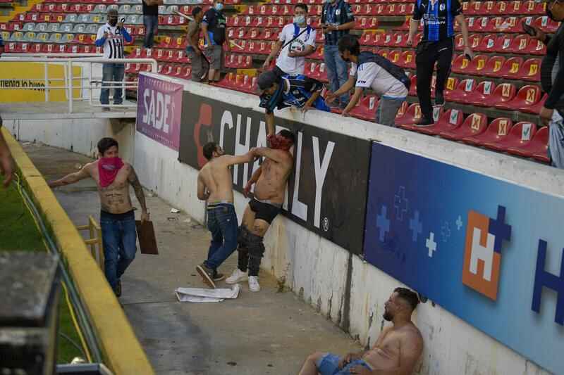At least 22 injured in brawl at Mexican soccer match