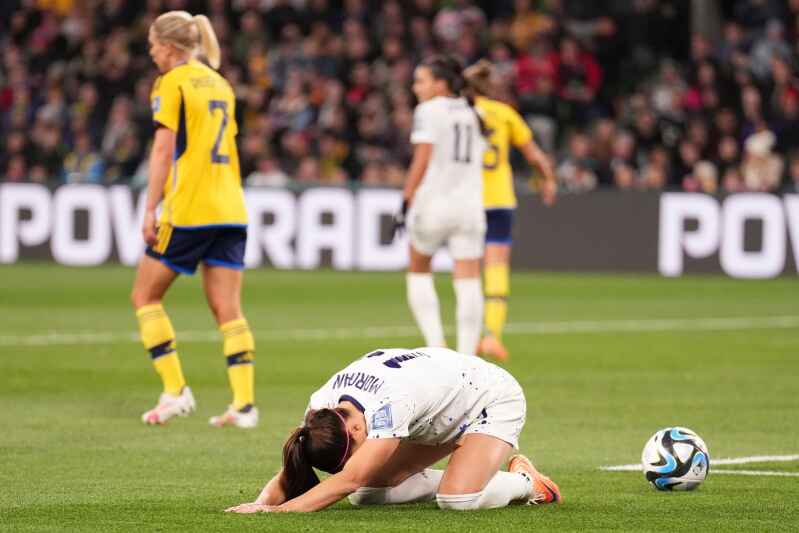 US loses to Sweden in Women's World Cup