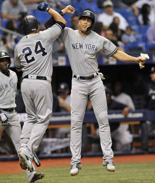 Yankees' Didi Gregorius, Giancarlo Stanton cleared to play in Tampa
