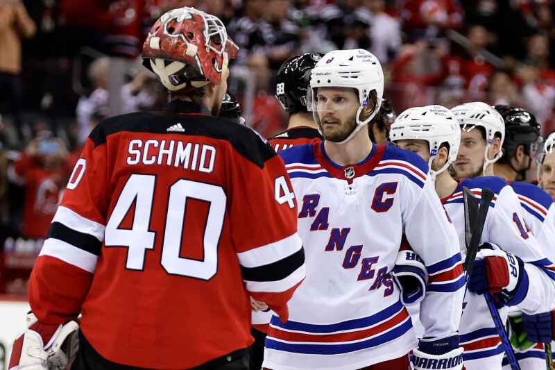 Devils blank Rangers in Game 7 to set up matchup with Hurricanes in 2nd  round