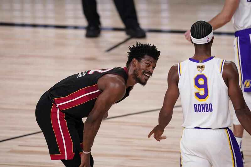 Beaten up, Jimmy Butler refuses to back down to Lakers - Los Angeles Times