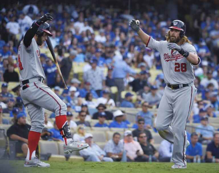 Nationals beat Dodgers 8-3 to take 2-1 lead in NLDS