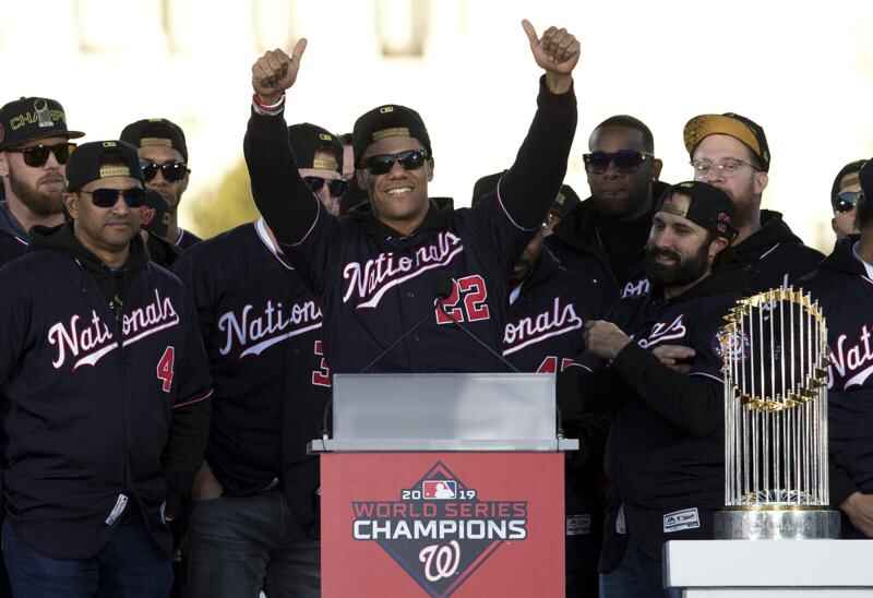 World Series champ Nationals bring most of group back in '20