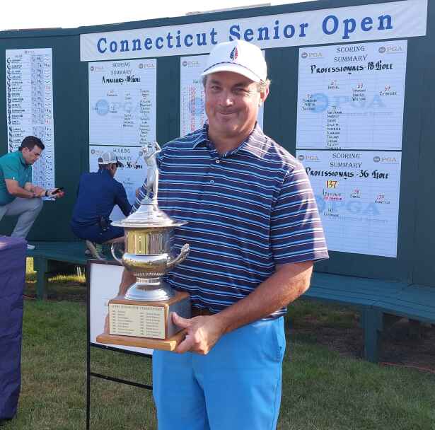 Adamonis clinches his first CT Senior Open title on final hole