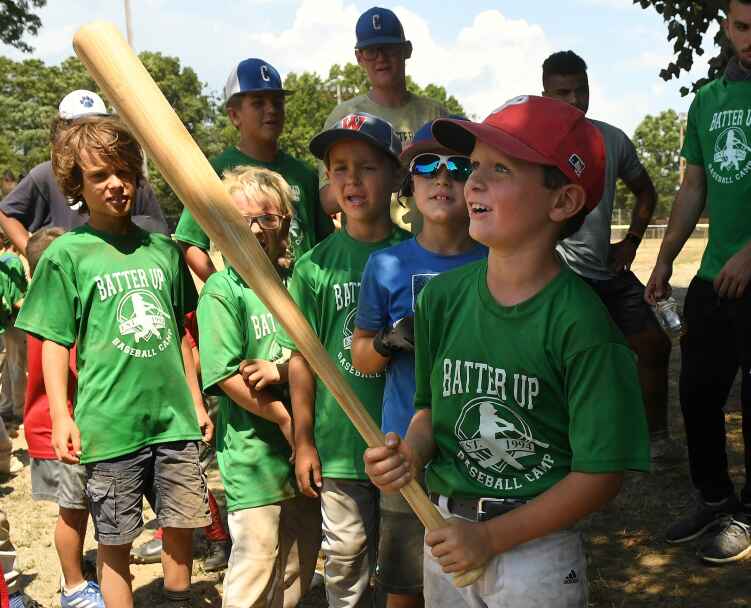 Babe Ruth's granddaughter comes to Batter Up Baseball Camp