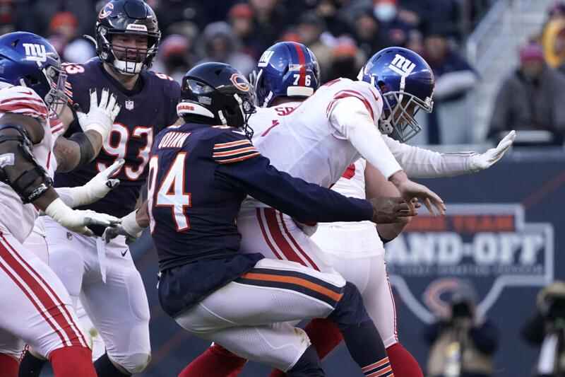 Giants lose to the Bears 29-3
