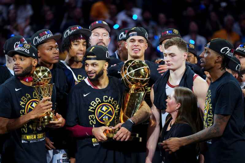 Denver Nuggets 2023 NBA Finals Champions NBA x Grateful Dead T