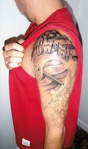 fallen soldier tattoo sleeve