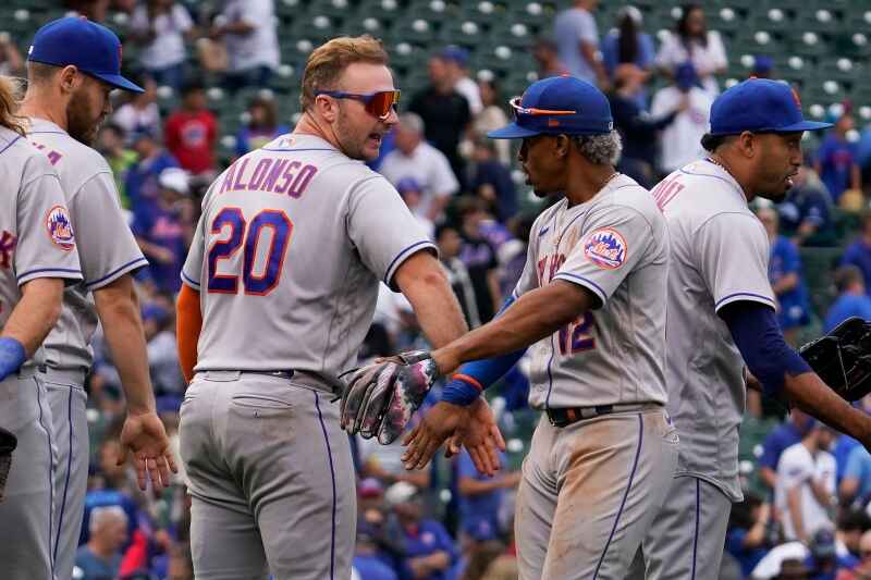 Mets star Pete Alonso uninjured after car flipped over on Sunday