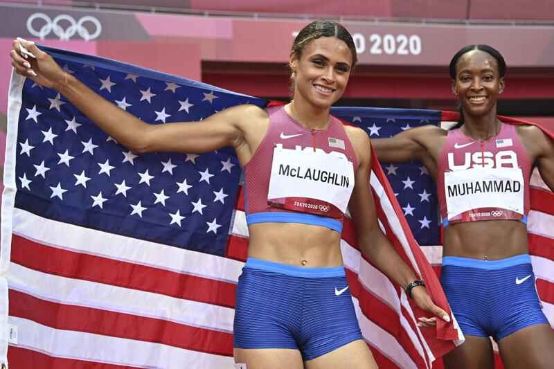 McLaughlin sets world record as U.S. women finish 1-2 in 400 hurdles