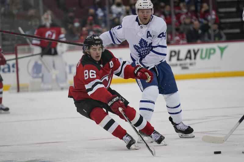 Toronto Maple Leafs Jack Campbell New Jersey Devils 