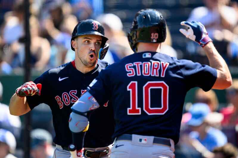 Royals run wild all over Trevor Story's season debut as Red Sox fall - The  Boston Globe