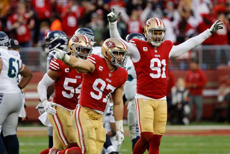 Purdy's 4 TDs lead 49ers past Seahawks 41-23 in playoffs