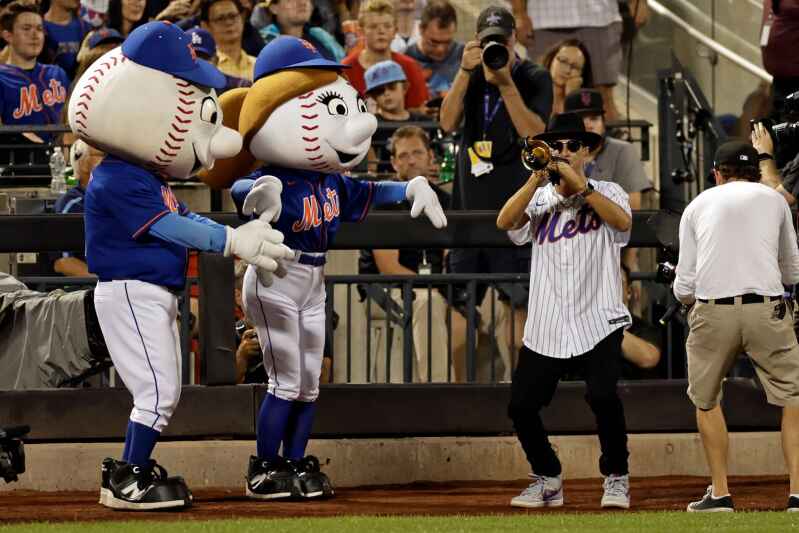 Play Ball Baseball Mascot Yankees