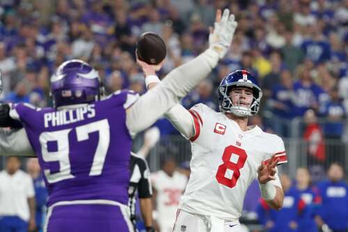 Saquon Barkley scores twice as Giants outlast Vikings for 1st playoff win  in 11 years, setting up rematch with the Eagles – The Morning Call