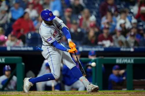 Castellanos homers, Sánchez Ks 10 as Phillies move to brink of playoff spot  with 5-2 win over Mets