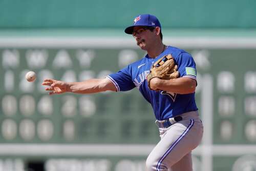 Schneider has 4 hits and 4 RBIs, Chapman drives in 3 as the Blue Jays rout  the Red Sox 13-1