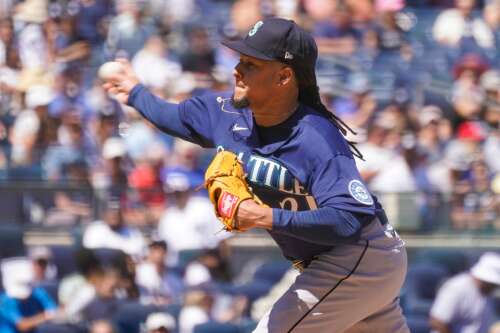 Mariners' Luis Castillo lined up to face Yankees again next week 