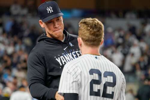 Yankees slugger Aaron Judge reveals he has torn ligament in toe