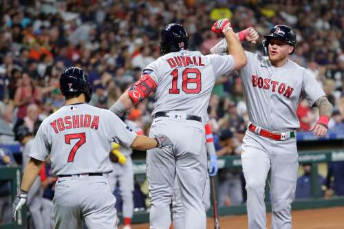 Poor defense, two Chas McCormick homers sink Red Sox in 9-4