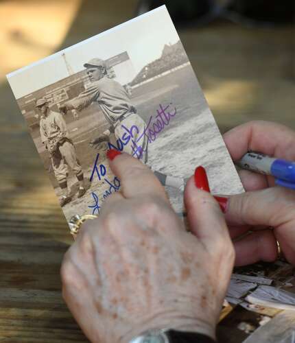 Babe Ruth's granddaughter comes to Batter Up Baseball Camp