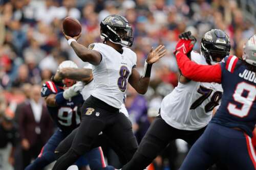 Lamar Jackson tosses five TDs as Ravens romp to 42-21 win over Jets - NBC  Sports