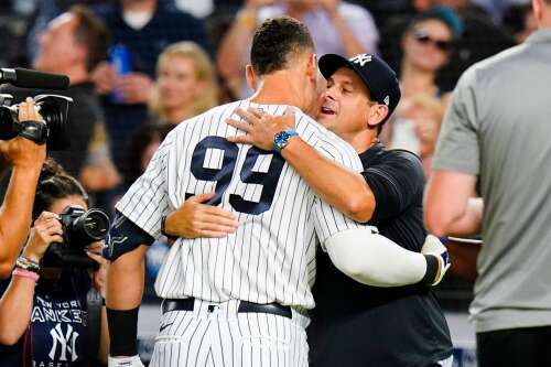 Aaron Judge's walk off saves Yankees in win over Royals