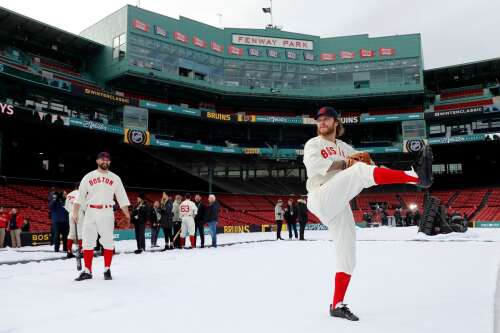 Jomboy Media on X: The Bruins pulled up to their game at Fenway