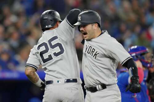 Blue Jays manage three hits in shutout loss to New York Yankees