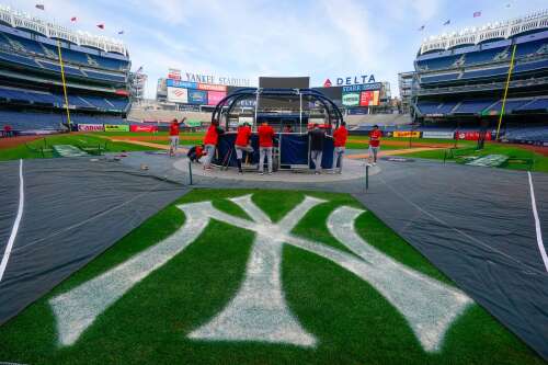 DVIDS - Images - pre-game ceremony at Yankee Stadium [Image 2 of 3]