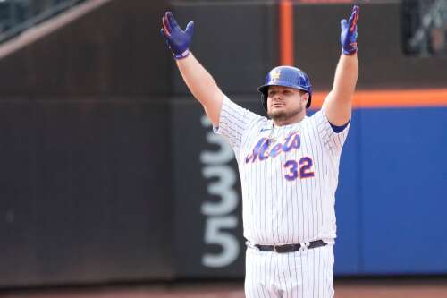 Photo: New York Mets Daniel Vogelbach Hits Grand Slam Home Run