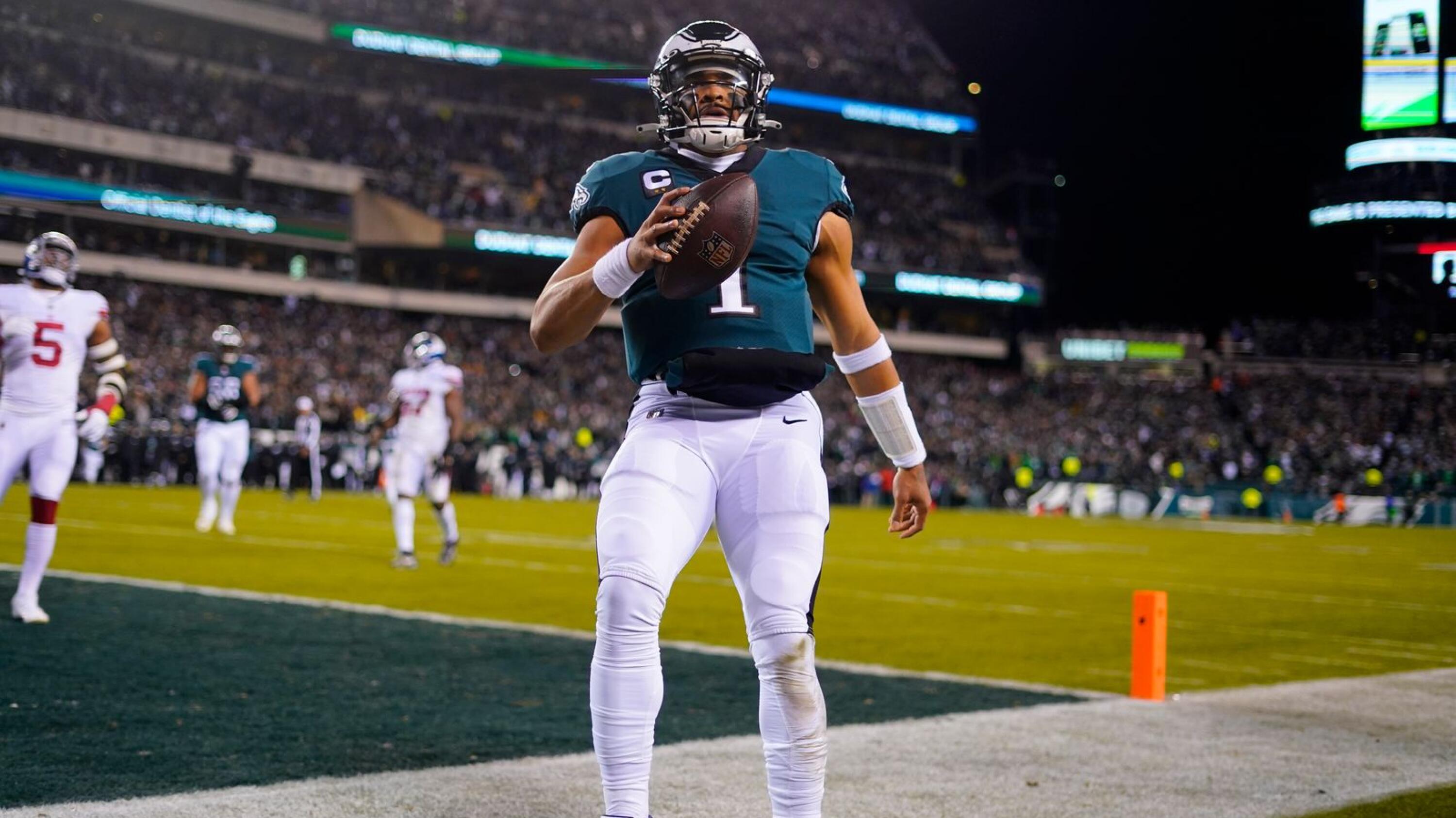 Touchdown Jalen Hurts, Giants 0-27 Eagles, Divisional Playoff