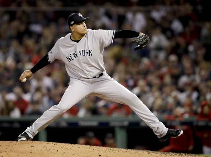 Reliever Dellin Betances joins Mets on one-year deal